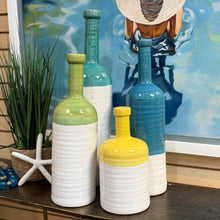 Load image into Gallery viewer, Green/White Vase
