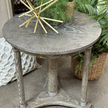 Load image into Gallery viewer, Grey Weathered Accent Table
