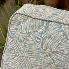 Load image into Gallery viewer, Pale Aqua Patterned Swivel Glider
