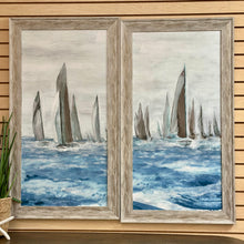 Load image into Gallery viewer, Grey Sailboats Giclee II
