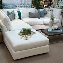 Load image into Gallery viewer, 5PC Ivory Textured Sectional

