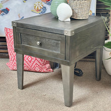 Load image into Gallery viewer, 1DRW Charcoal Power Nightstand
