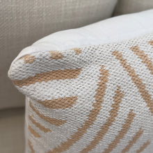 Load image into Gallery viewer, White/Orange Pillow
