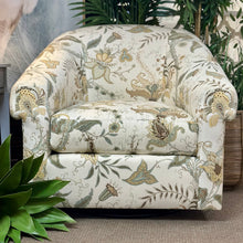 Load image into Gallery viewer, Century Floral Chair &amp; Ottoman
