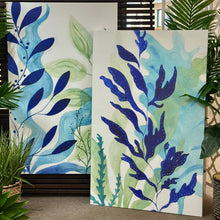 Load image into Gallery viewer, Blue/Green Sealife I Canvas
