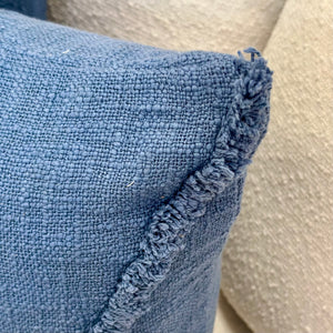 Blue Tufted Pillow