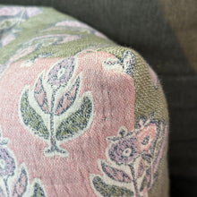 Load image into Gallery viewer, Pink/Green Floral Down Pillow
