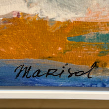 Load image into Gallery viewer, Blue/Peach Abstract
