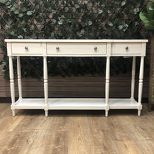 Load image into Gallery viewer, Off White Console Table
