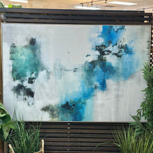Load image into Gallery viewer, Turquoise/Teal/Blue Abstract
