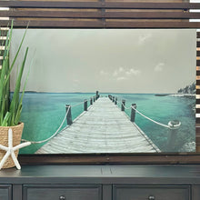 Load image into Gallery viewer, Tropical Pier Art
