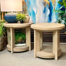 Load image into Gallery viewer, Round Wooden Side Table
