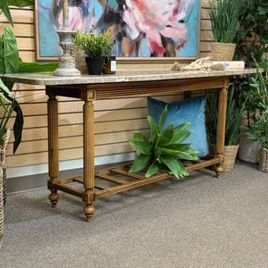 Marble Top Console