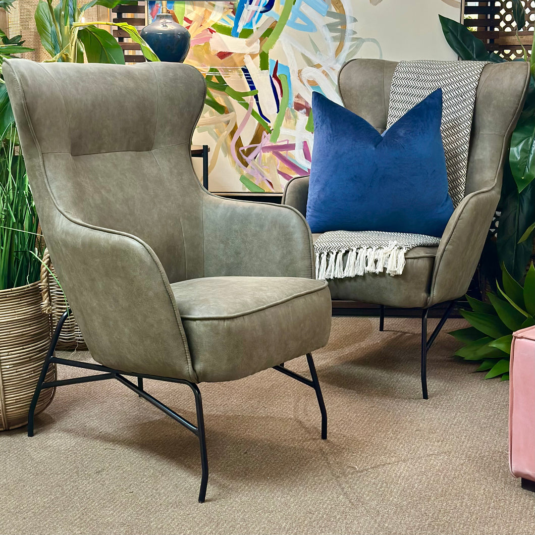 Modern Dark Green Chair