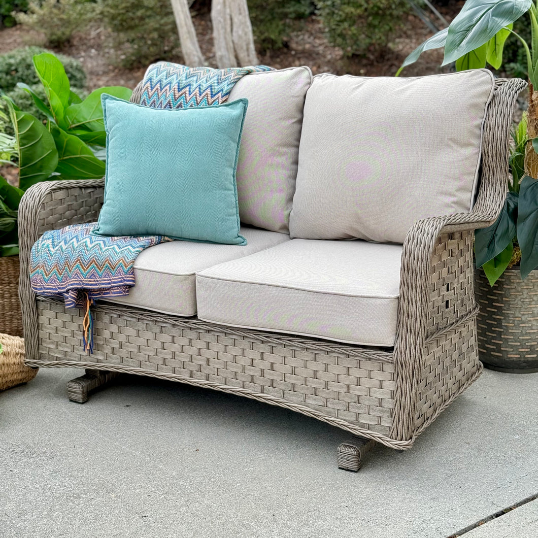 Outdoor Loveseat Glider