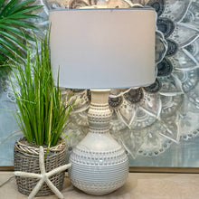 Load image into Gallery viewer, Textured Ivory Lamp I
