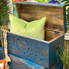 Load image into Gallery viewer, SM Blue Carved Trunk
