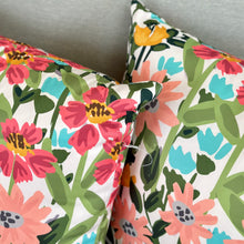 Load image into Gallery viewer, Floral Outdoor Pillow
