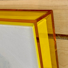 Load image into Gallery viewer, Yellow Acrylic Framed Abstract
