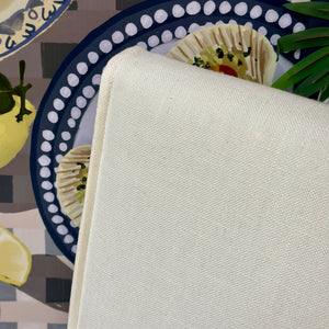 White Slipcovered Dining Chair
