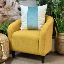 Load image into Gallery viewer, Mustard Boucle Barrel Chair
