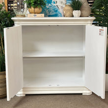 Load image into Gallery viewer, Ivory 2DR Medallion Cabinet
