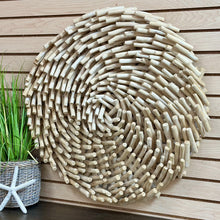 Load image into Gallery viewer, Driftwood Spiral Wall Decor
