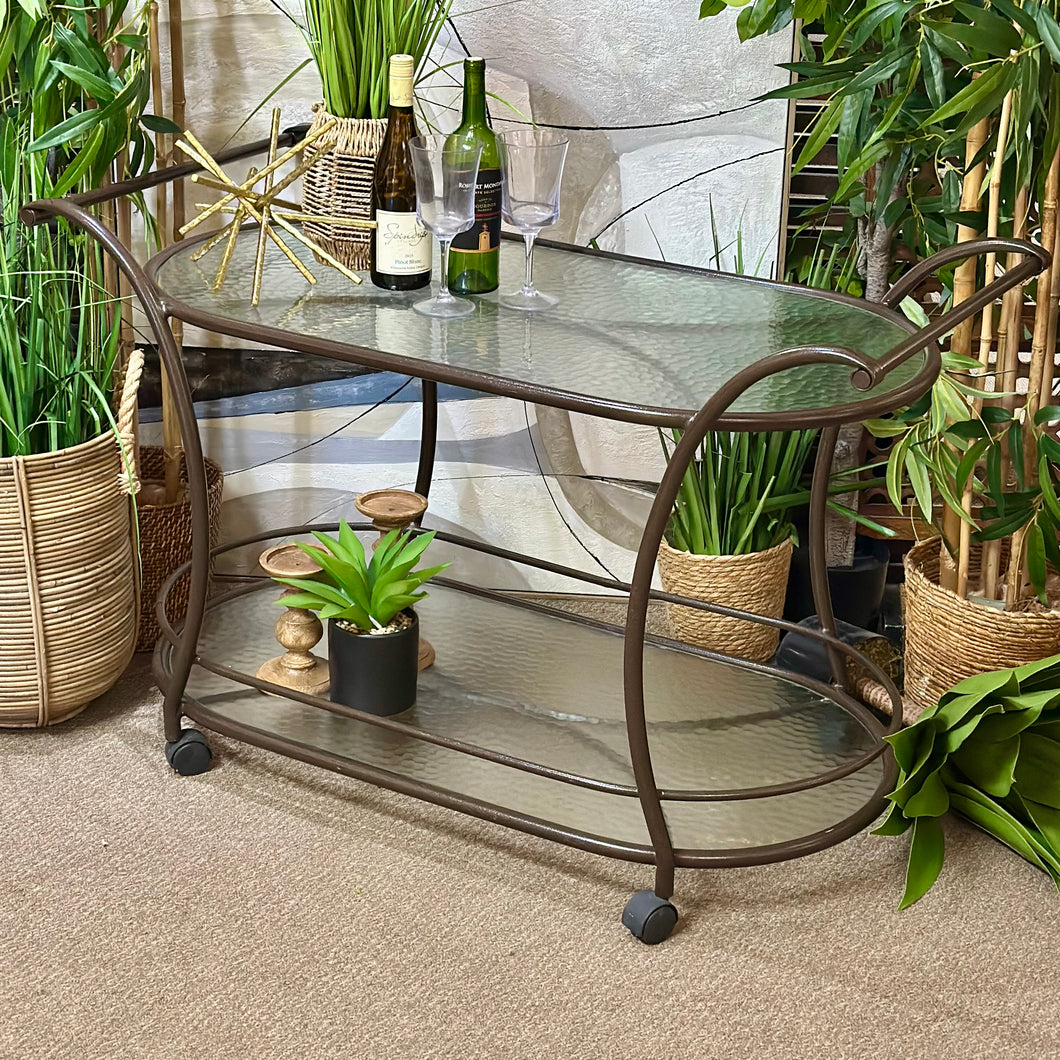 Brown Jordan 'Roma' Bar Cart