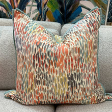 Load image into Gallery viewer, Aqua Piping Custom Down Pillow
