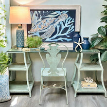 Load image into Gallery viewer, Aqua Metal Desk &amp; Chair
