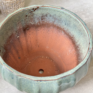 XL Verdi Ridged Ceramic Pot