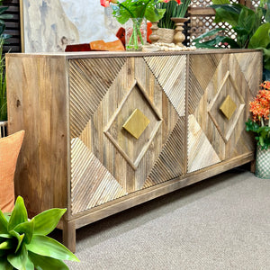 Modern Mango Wood Cabinet