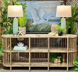Oblong Natural Console
