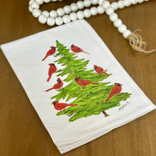 Load image into Gallery viewer, Cardinal Party Tree Towel
