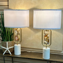 Load image into Gallery viewer, Gold/Agate Lamp
