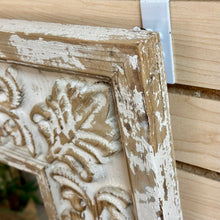 Load image into Gallery viewer, Distressed Carved Mirror
