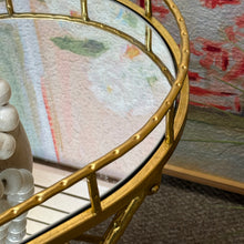 Load image into Gallery viewer, Gold Mirrored Folding Table
