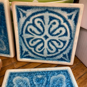 Set/4 Blue Coasters