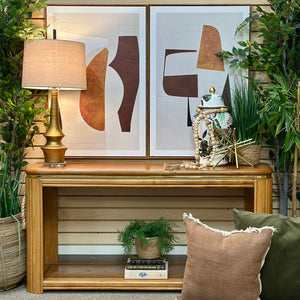 Vintage Wooden Console