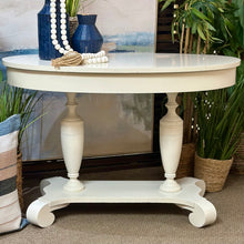Load image into Gallery viewer, White Oval 1DRW Console
