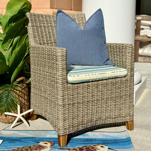 Wicker Chair W/Cushion