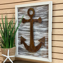 Load image into Gallery viewer, Metal Anchor On Wood

