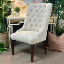 Load image into Gallery viewer, Tufted Ivory Chair
