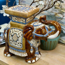 Load image into Gallery viewer, Brown Ceramic Elephant II
