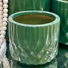 Load image into Gallery viewer, SM Embossed Green Planter
