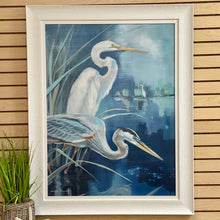 Load image into Gallery viewer, Heron Pair Giclee Art
