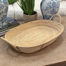 Load image into Gallery viewer, LG Hand Woven Rattan Tray
