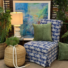 Load image into Gallery viewer, Blue Fish Slipper Chair
