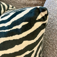 Load image into Gallery viewer, Green Zebra Down Pillow
