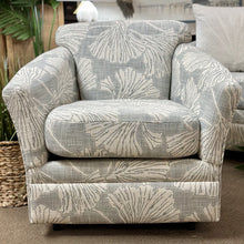 Load image into Gallery viewer, Chambray Leaf Swivel Glider
